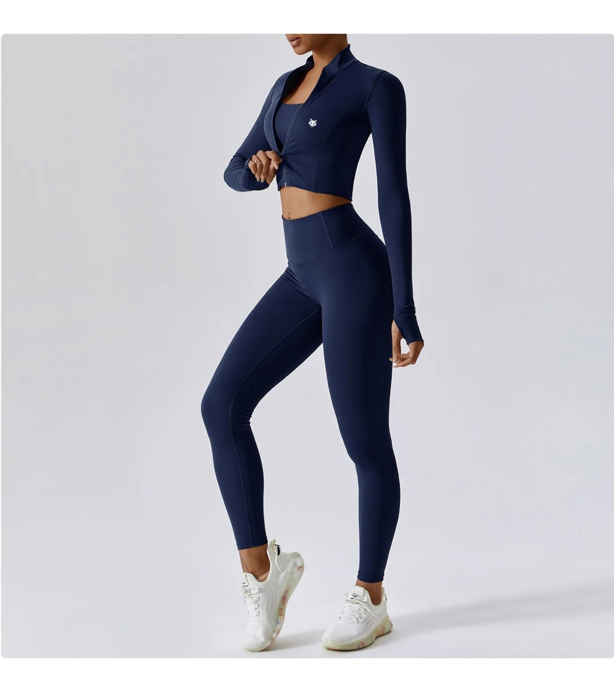 Ensemble 3 Pièces sport femme – Veste, Brassière & Legging