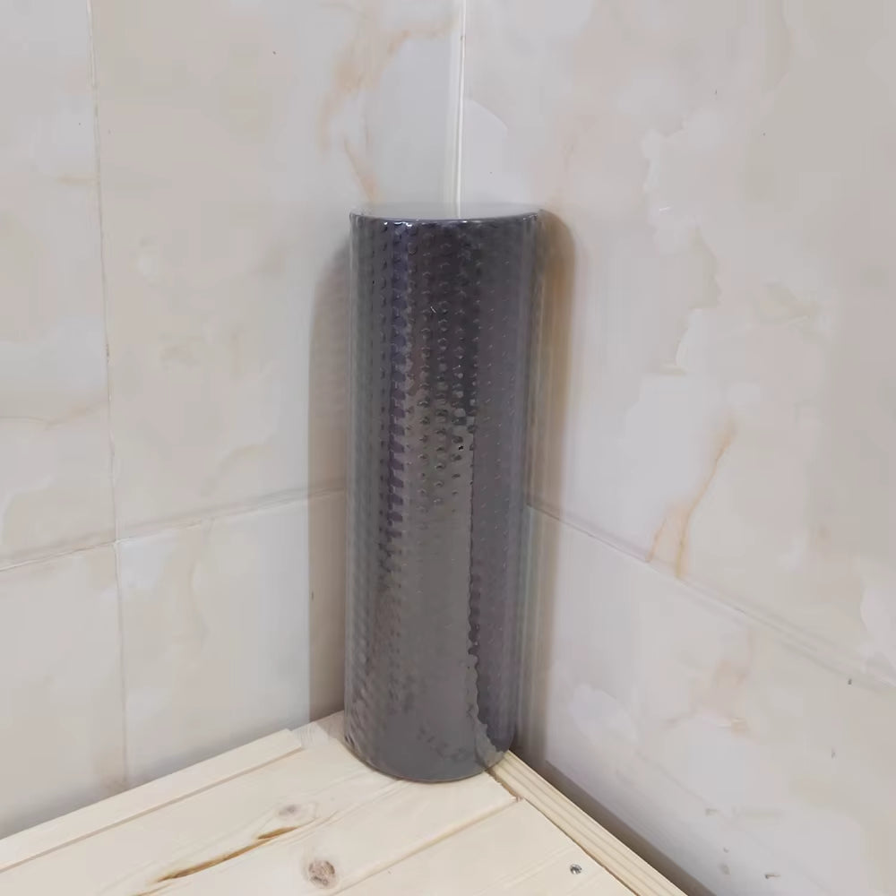 Yoga Roller round EVA Foam Cylinder Hexagonal Roller for Pilates Exercise Enhanced Home Workouts Diameter 9.5Cm Length 29.7Cm