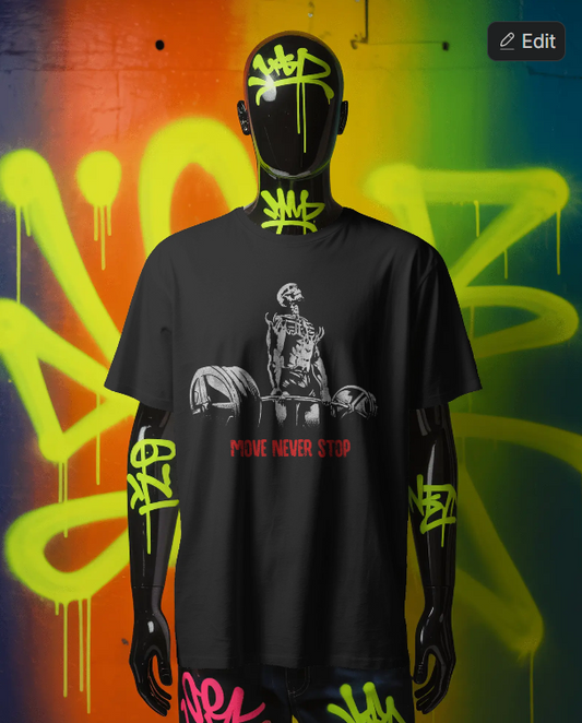 T-shirt MOVE Force Déchaînée – Noir