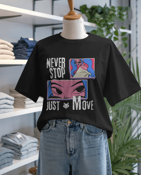 T-shirt MOVE Icône Vision - Noir