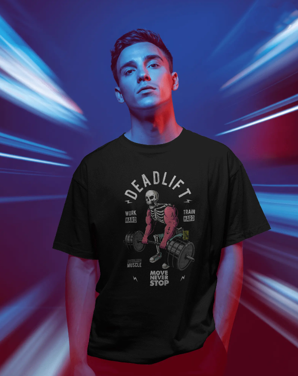 T-shirt MOVE Icône Puissance – Noir