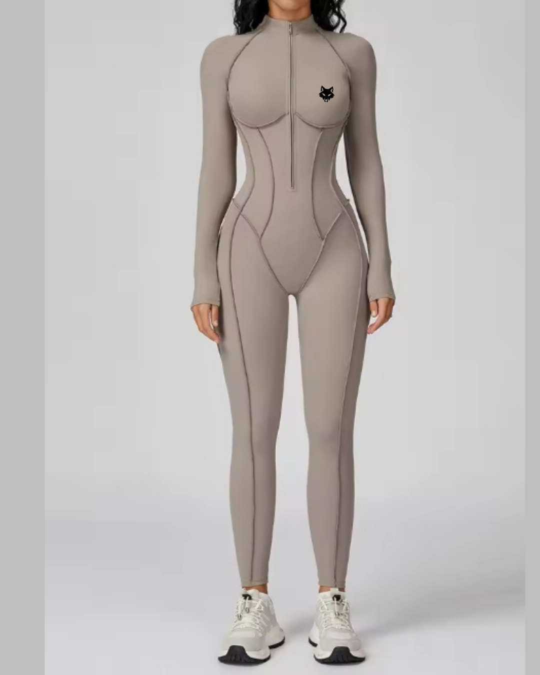 Combinaison Fitness MOVE Zipper – Haute Élasticité Performance