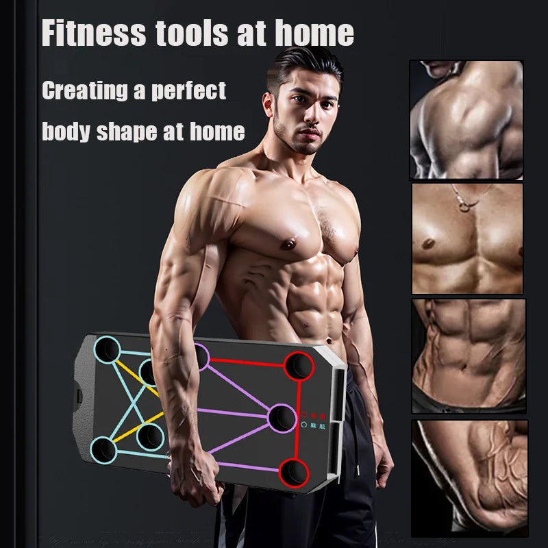 Planche de Push-Up Multifonction – Puissance