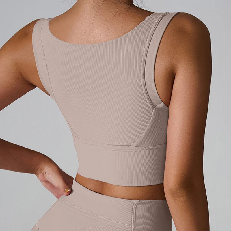 Brassière Fitness à Bretelles Larges – Maintien Optimal
