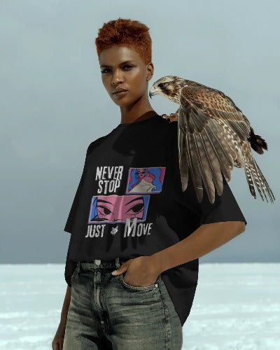 T-shirt MOVE Icône Vision - Noir